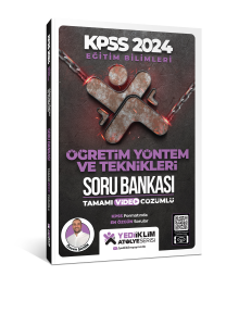 Yediiklim Yayınları 2024 Eğitim Bilimleri Atölye Serisi Öğretim Yöntem Ve Teknikleri Tamamı Video Çözümlü Soru Bankası
