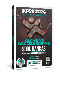 Yediiklim Yayınları 2024 Eğitim Bilimleri Atölye Serisi Ölçme Ve Değerlendirme Tamamı Video Çözümlü Soru Bankası