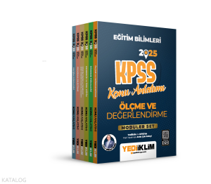 Yediiklim Yayınları 2025 KPSS Eğitim Bilimleri Konu Anlatımlı Modüler Set