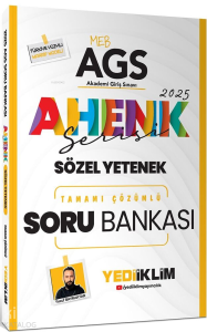 Yediiklim Yayınları 2025 MEB AGS Ahenk Serisi Sözel Yetenek Tamamı Çözümlü Soru Bankası