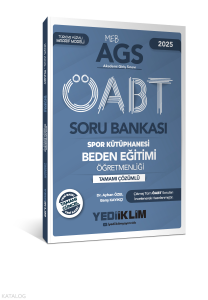 Yediiklim Yayınları 2025 MEB AGS ÖABT Beden Eğitimi Öğretmenliği Tamamı Çözümlü Soru Bankası
