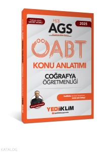 Yediiklim Yayınları 2025 MEB AGS ÖABT Coğrafya Öğretmenliği Konu Anlatımı