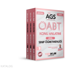 Yediiklim Yayınları 2025 MEB AGS ÖABT Sınıf Öğretmenliği Konu Anlatımı (3 Cilt)