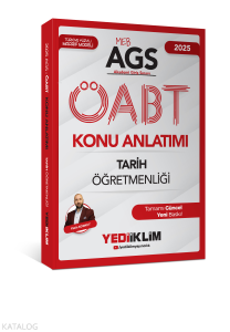 Yediiklim Yayınları 2025 MEB AGS ÖABT Tarih Öğretmenliği Konu Anlatımı