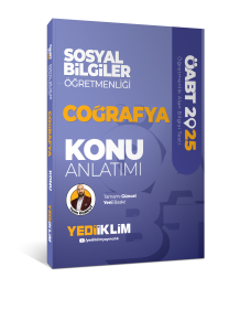 Yediiklim Yayınları 2025 ÖABT Sosyal Bilgiler Öğretmenliği Coğrafya Konu Anlatımı