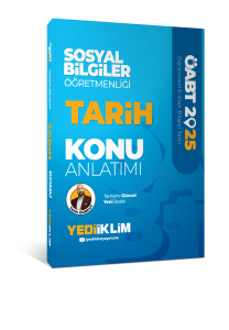 Yediiklim Yayınları 2025 ÖABT Sosyal Bilgiler Öğretmenliği Tarih Konu Anlatımı