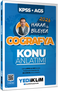Yediiklim Yayınları 2026 KPSS AGS Coğrafya Konu Anlatımı