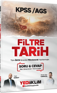 Yediiklim Yayınları 2026 KPSS AGS Filtre Tarih Soru Cevap
