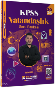 Yediiklim Yayınları 2026 KPSS Atölye Serisi Genel Kültür Vatandaşlık Tamamı Video Çözümlü Soru Bankası