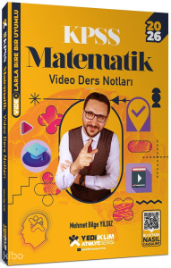 Yediiklim Yayınları 2026 KPSS Atölye Serisi Genel Yetenek Matematik Video Ders Notları