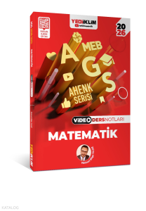 Yediiklim Yayınları 2026 MEB AGS Ahenk Serisi Matematik Video Ders Notları