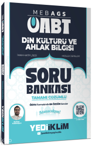 Yediiklim Yayınları 2026 MEB AGS ÖABT Din Kültürü ve Ahlak Bilgisi Tamamı çözümlü Soru Bankası