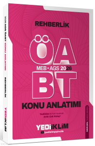 Yediiklim Yayınları 2026 MEB AGS ÖABT Rehberlik Konu Anlatımı