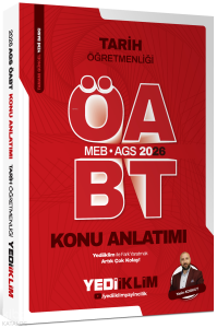 Yediiklim Yayınları 2026 MEB AGS ÖABT Tarih Öğretmenliği Tamamı Çözümlü Soru Bankası