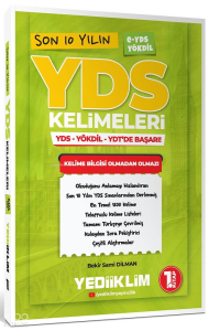 Yediiklim Yayınları Son 10 Yılın YDS Kelimeleri (1.Kitap)