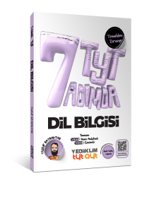 Yediiklim Yayınları TYT Yedi Adımda Temel Dil Bilgisi Video Konu Anlatımlı Video Çözümlü Soru Bankası