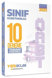 YediiklimYayınları2022 ÖABT Sınıf Öğretmenliği Tamamı Çözümlü 10 Deneme