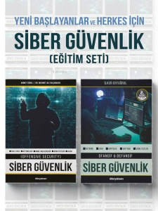 Yeni Başlayanlar ve Herkes İçin Siber Güvenlik Eğitim Seti - 2 Kitap Takım