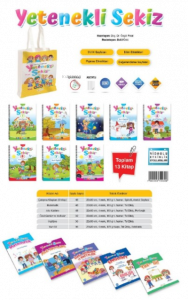 Yetenekli Sekiz 4+ Yaş Çantalı Set (13 Kitap)