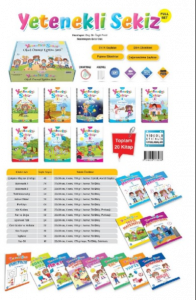 Yetenekli Sekiz 4+ Yaş Full Set (20 Kitap);Okul Öncesi Eğitim Seti