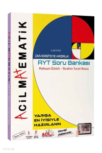 Yks Ayt Acil Soru Bankası Matematik