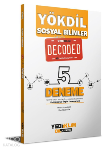 Yökdil Sosyal Bilimler Decoded 5 Deneme