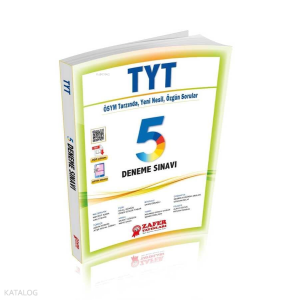 Zafer Yayınları TYT 5 Li Deneme Sınavı