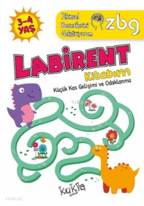ZBG 3-4 Yaş Labirent Kitabım - Zihinsel Becerilerimi Geliştiriyorum