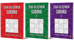 Zeka Geliştiren Sudoku Seti (3 Kitap Takım)