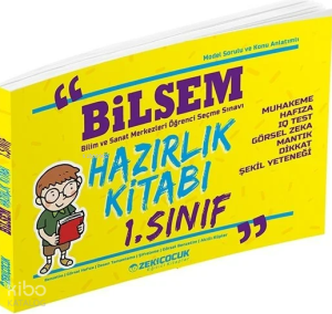 Zekiçocuk Eğitici Kitaplar 1. Sınıf Bilsem Hazırlık Kitabı