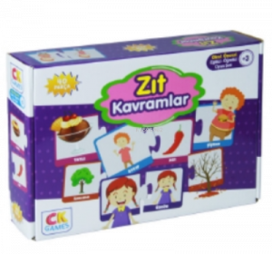 Zıt Kavramlar Okul Öcesi Oyun Seti 3+yaş