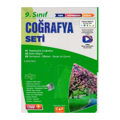 09.Sınıf Set Anadolu Coğrafya - 2022