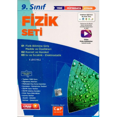 09.Sınıf Set Anadolu Fizik - 2022