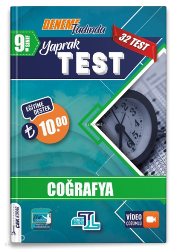 09.Sınıf Yaprak Test Coğrafya - 2022