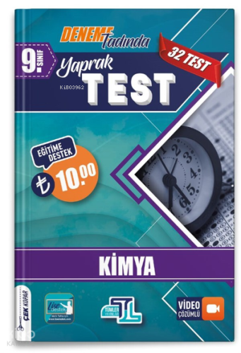 09.Sınıf Yaprak Test Kimya - 2022