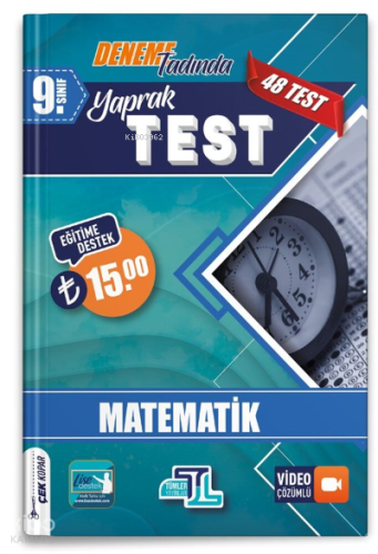 09.Sınıf Yaprak Test Matematik - 2022