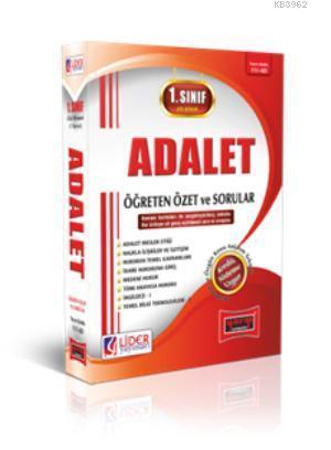 1. Sınıf Güz Dönemi Adalet 2015 Öğreten Özet ve Sorular