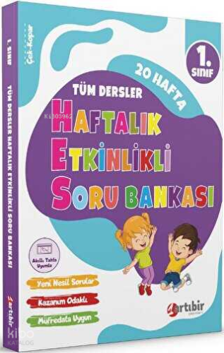1.Sınıf Haftalık Etkinlikli Soru Bankası