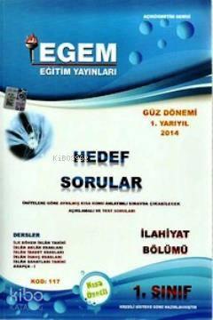 1. Sınıf İlahiyat Bölümü Hedef Sorular (Kod 117) Güz Dönemi