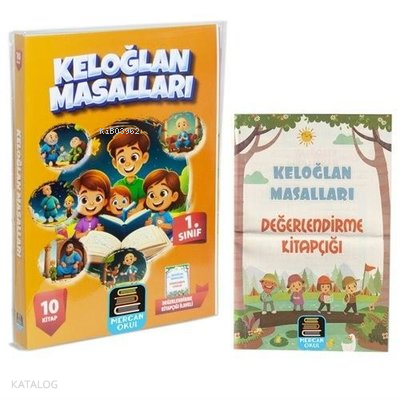 1. Sınıf Keloğlan Masalları Okuma Seti - 10 Kitap Takım - Değendirme Kitapçığı İlaveli