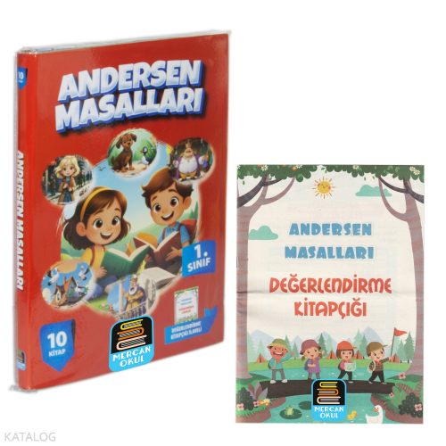 1 Sınıf Okuma Seti Andersen Masalları 10 Kitap + Değerlendirme Kitapçığı İlaveli