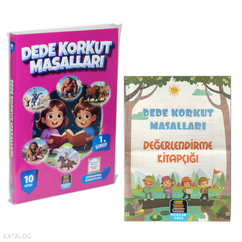 1. Sınıf Okuma Seti Dede Korkut Masalları 10 Kitap + Değerlendirme Kit