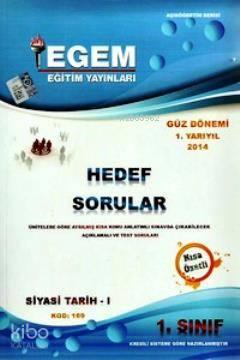 1. Sınıf Siyasi Tarih-1 Hedef Sorular (Kod 169) Güz Dönemi