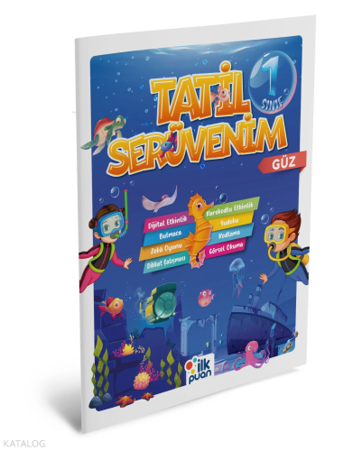 1. Sınıf Tatil Serüvenim Güz Tatil Kitabı
