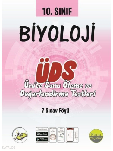 10. Sınıf Biyoloji Ünite Değerlendirme Sınavı (7 Sınav)