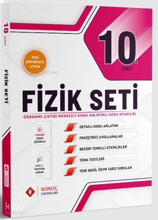 10.Sınıf Fizik Modüler Set 2025 - 2026