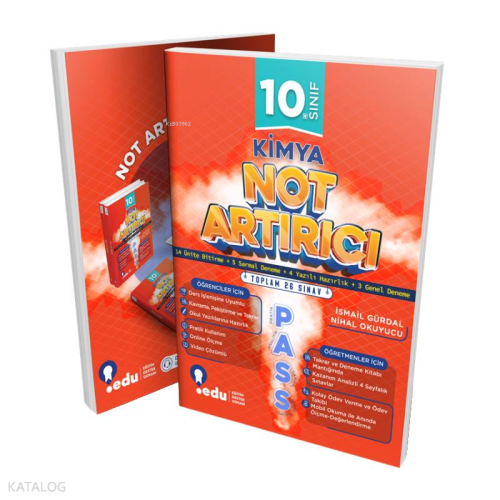 10. Sınıf Kimya PASS Not Artırıcı