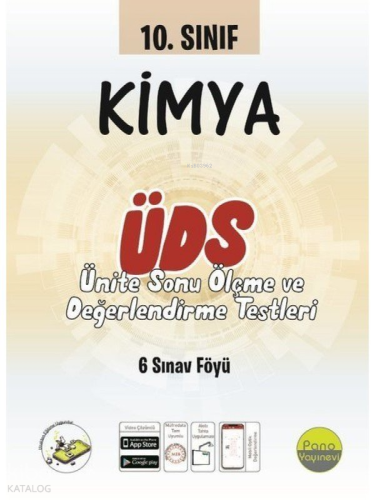 10. Sınıf Kimya Ünite Değerlendirme Sınavı (6 Sınav)