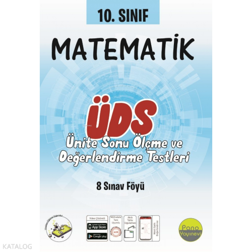 10. Sınıf Matematik Ünite Değerlendirme Sınavı (8 Sınav)