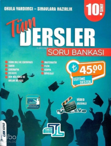 10.Sınıf Soru Bankası Tüm Dersler - 2022